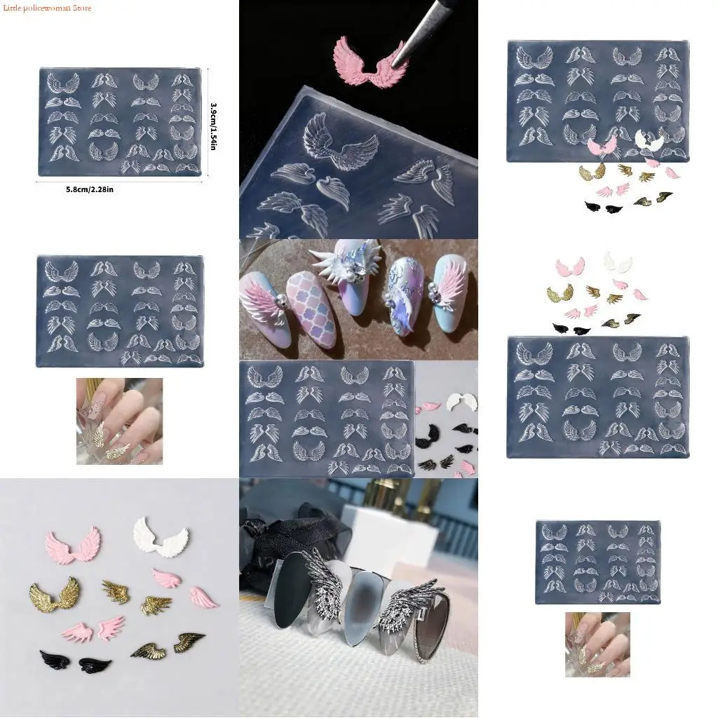 

F92D Designing Tool Wing Silicone Handmade Molds for Manicure Creation