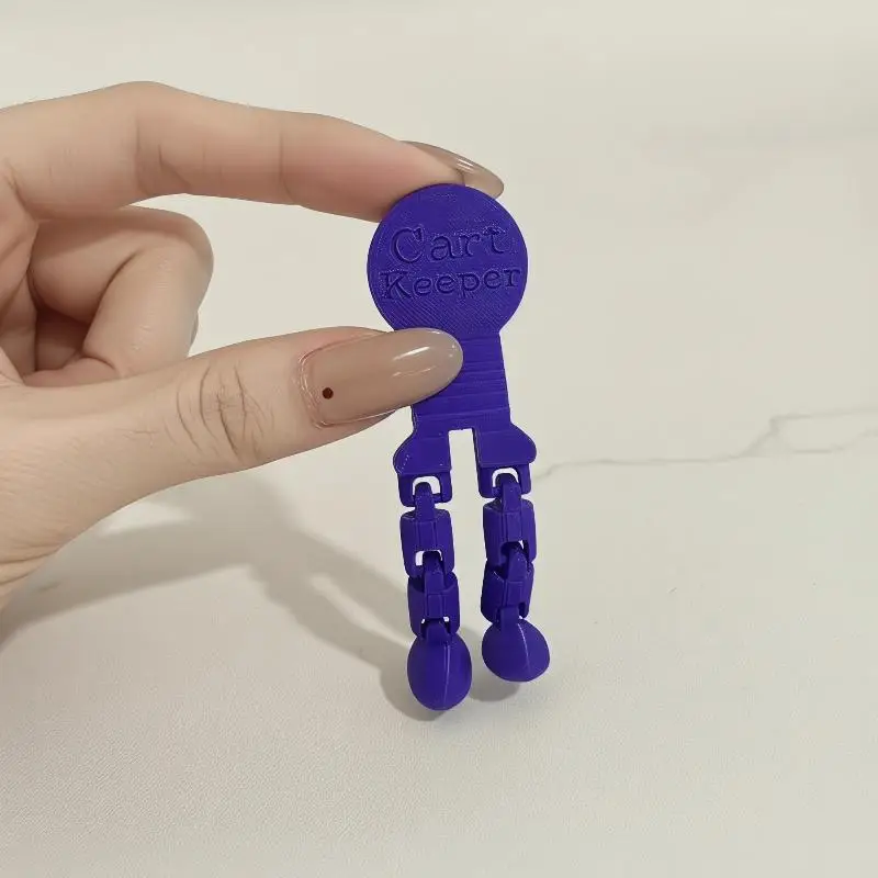 Lightweight Shopping Cart Token Keychain with Unlocking Functionality for Busy Days
