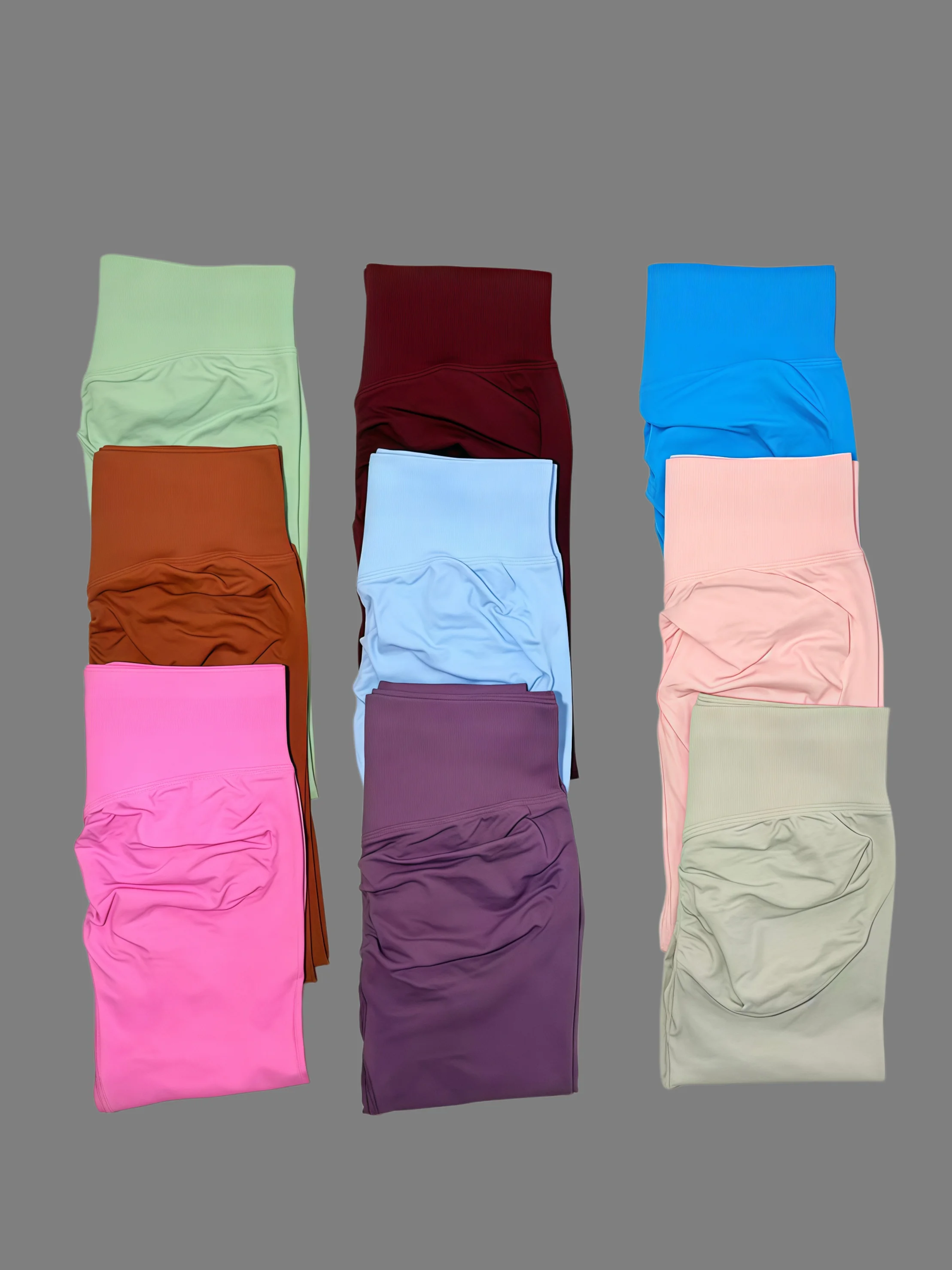 Peach Butt Lifting Leggings Seamless V-waist Belly Tightening Butt Lifting Yoga High Elastic Buttocks Gym Running Fitness Pants