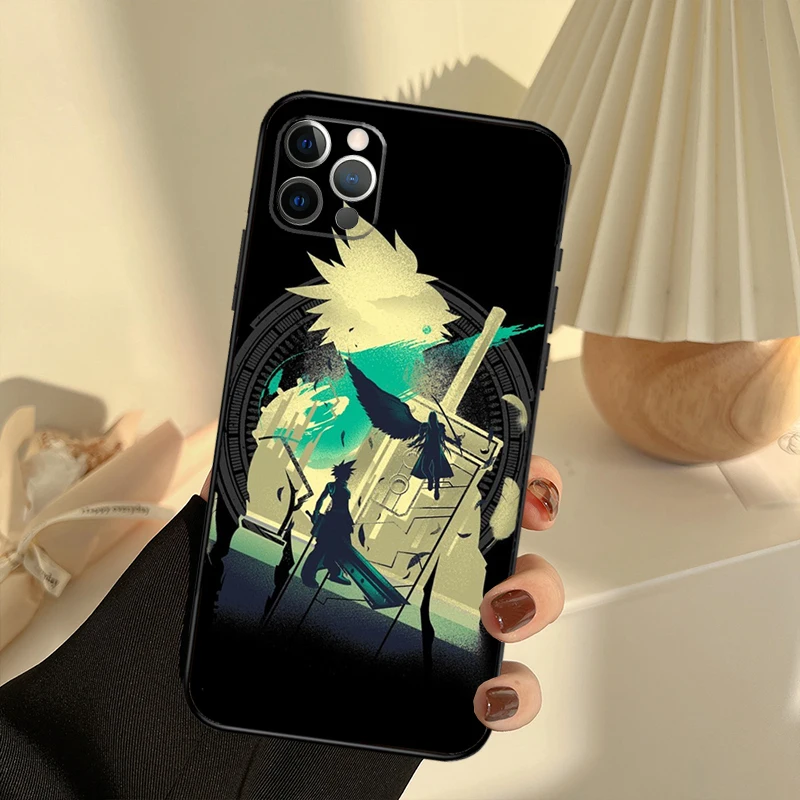 FINAL FANTASY Cloud Strife Case For iPhone 11 12 13 14 15 Pro Max Cover For iPhone 13 12 Mini XR X XS Max 7 8 Plus SE 2020