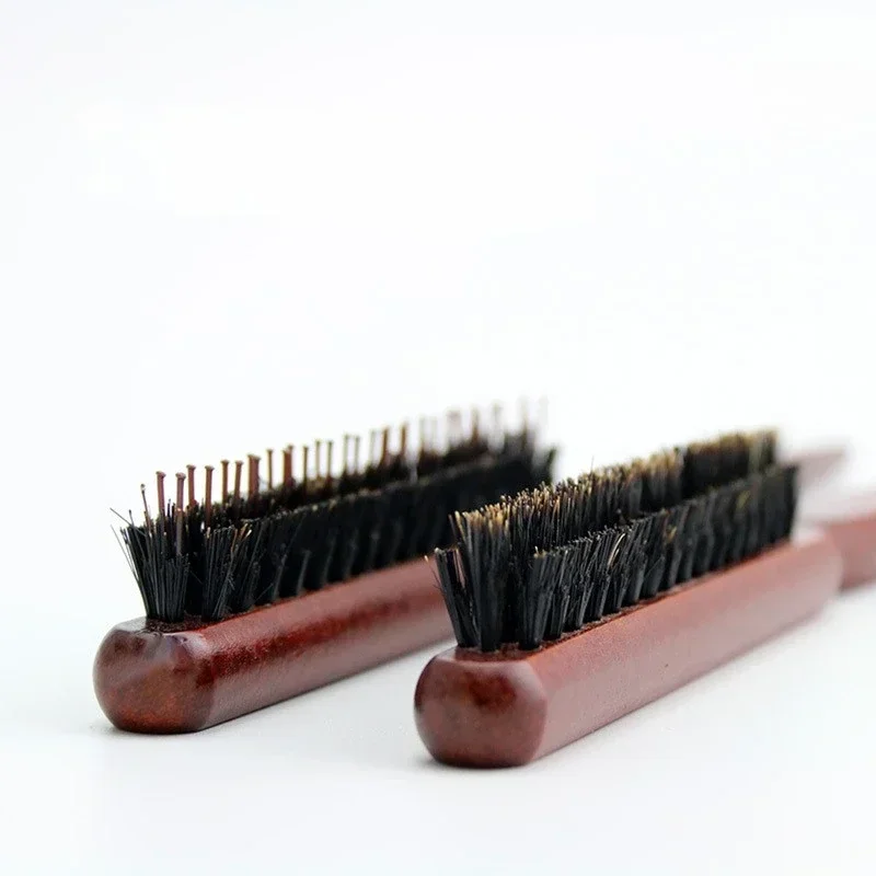 Professional Salon Teasing Back Hair Brushes Wood Slim Line Comb Hairbrush Extension Hairdressing Styling Tools