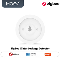 MOES Tuya ZigBee Water Leak Sensor, Smart Flood Detector Alarm, Leakage & Immersion Alert, Smart Life App, Remote Monitoring