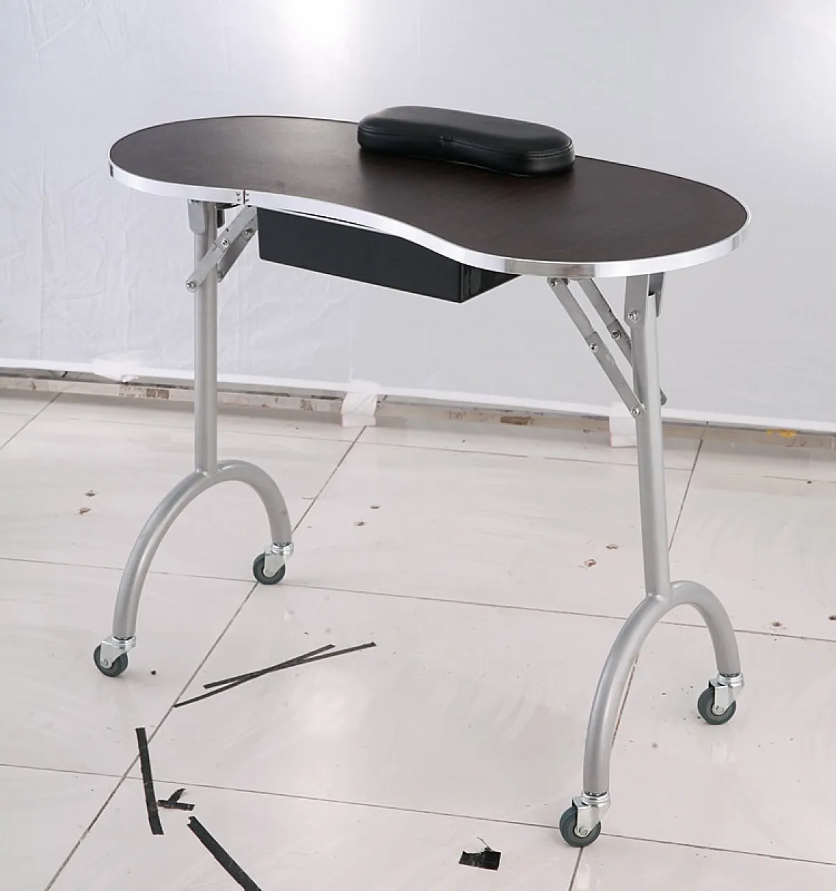 Salon nails table salon manicure beauty rolling manicure table