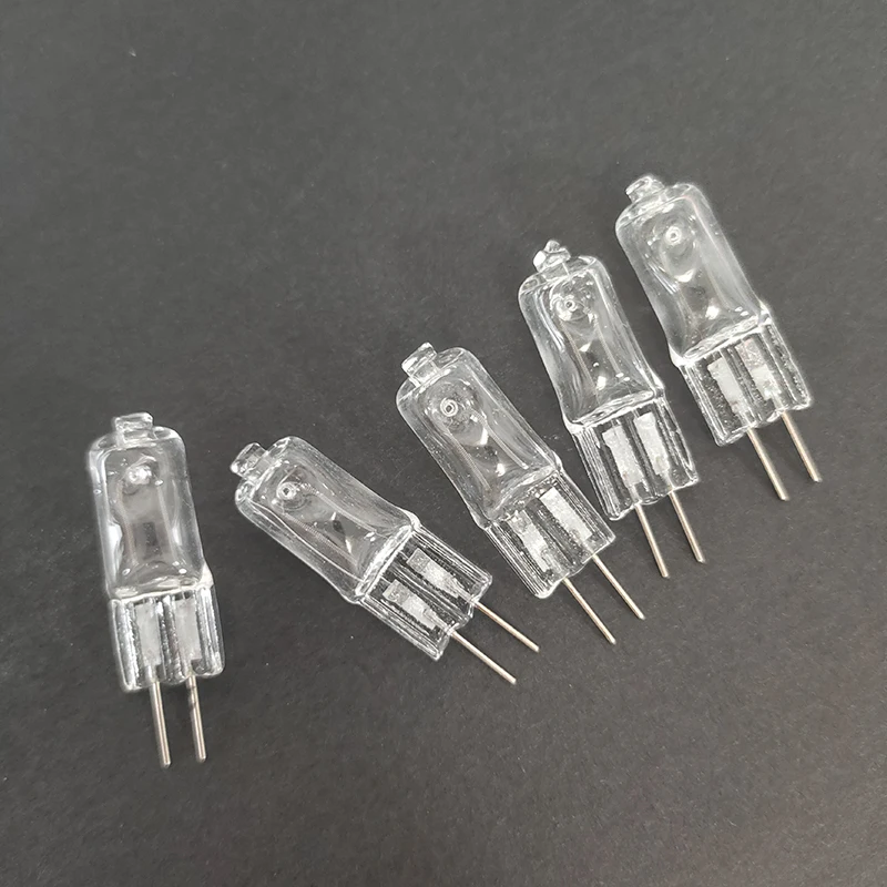 2PCS 5PCS 10PCS G4 220V 35W G4 220V 50W Halogen Light Bulbs 2-Pin Base Dimmable Bulb Long Life Halogen Bulbs for Cabinet Light