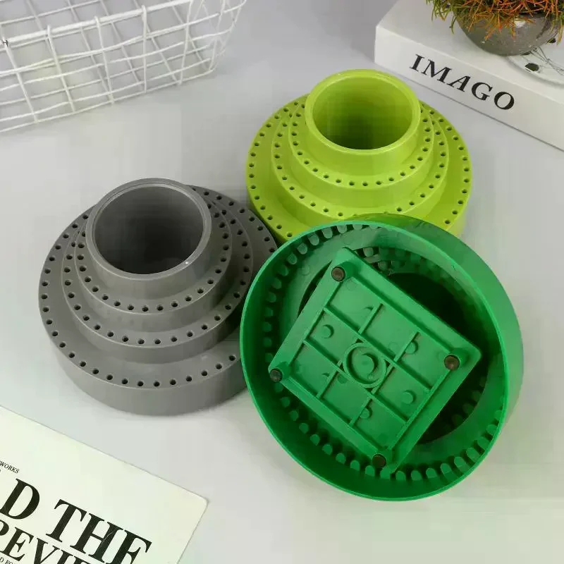 Round Shape Drill Bit Storage Case Tool Bit Holder 360°Rotating Box Grinding Tool Tip Stand Screwdriver Bit Holder Rotary