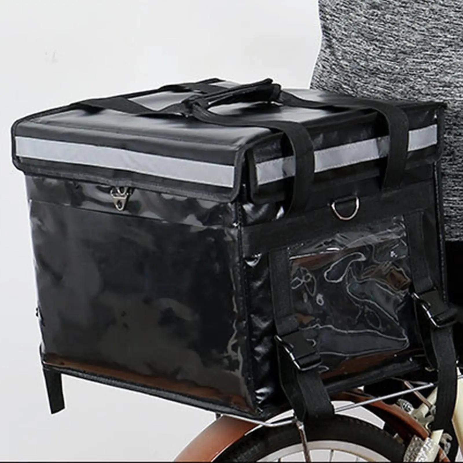 

Изолированный рюкзак для доставки с карманами, утолщенный портативный транспортер для еды