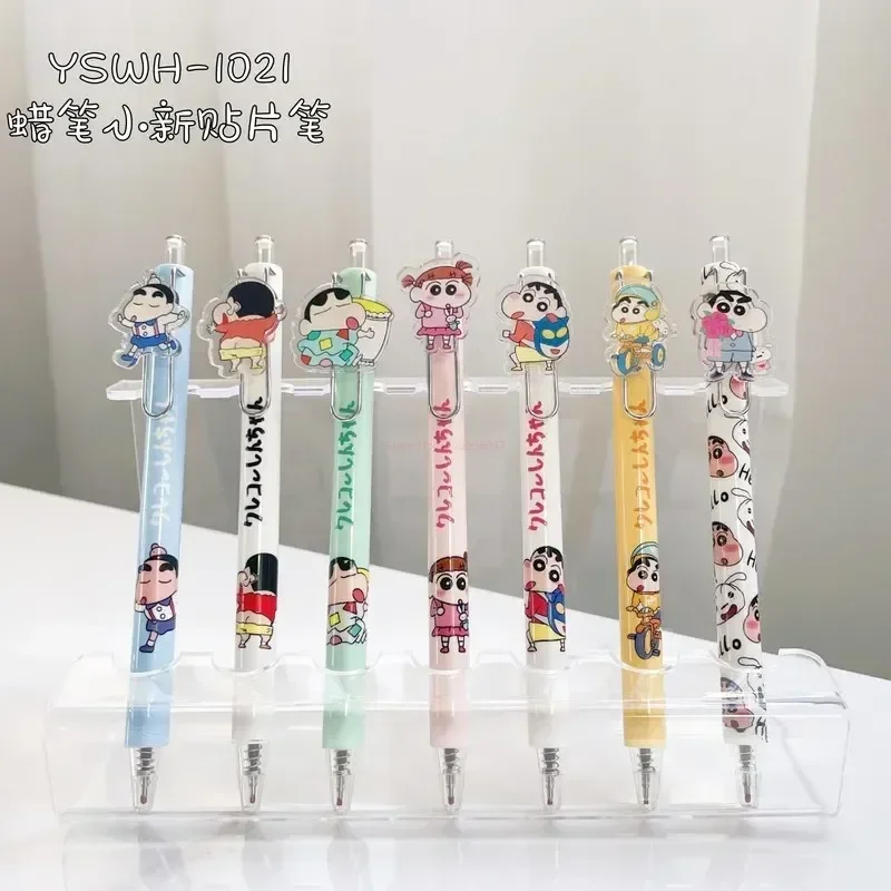 

22 шт. Crayon Shin-Chan, гелевая ручка с милым рисунком, 0,5 мм, нейтральная фотография, Офисная фоторучка, подарок