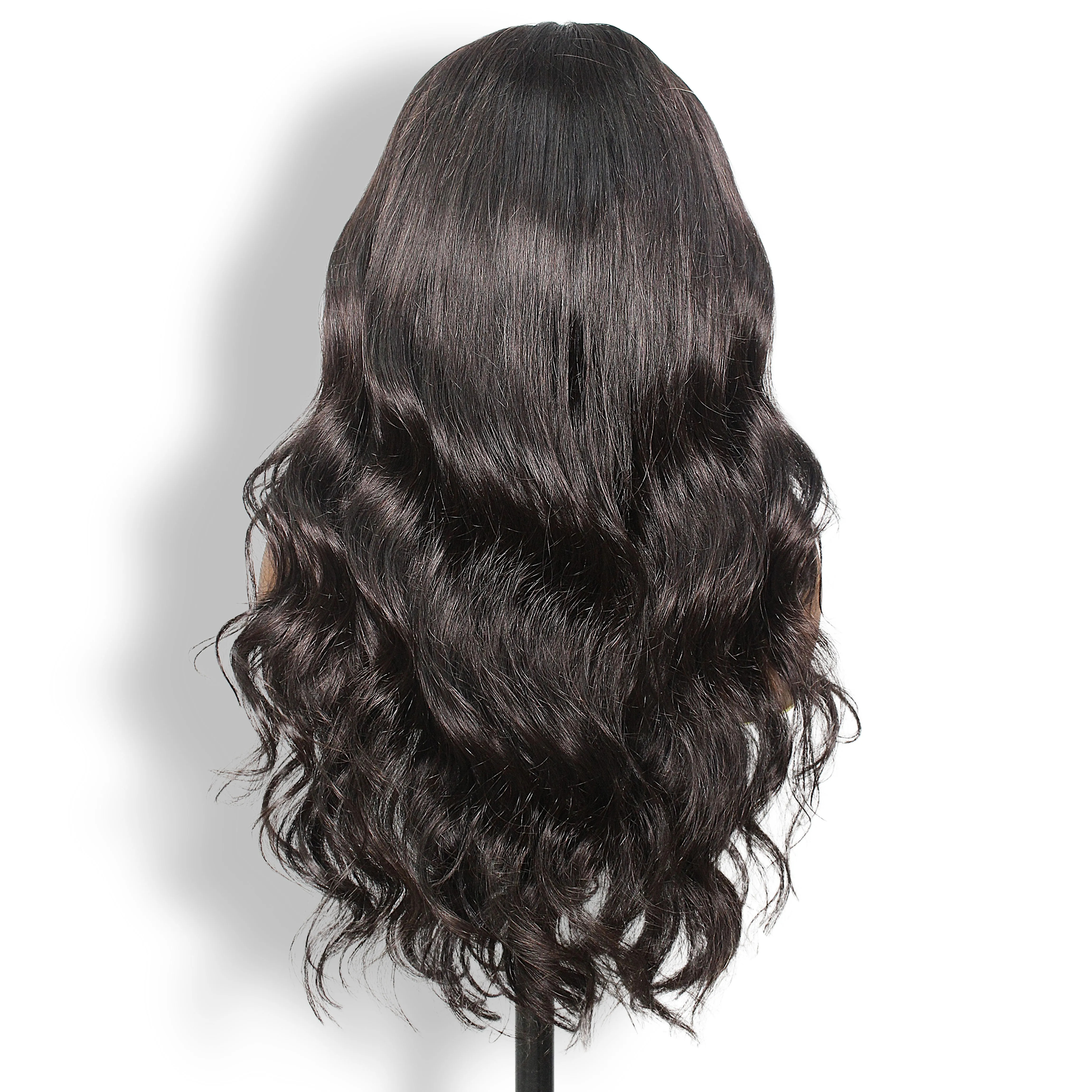 Peluca de cabello humano ondulado para mujer, postizo de encaje Frontal 13x6, 100% brasileño, a la venta