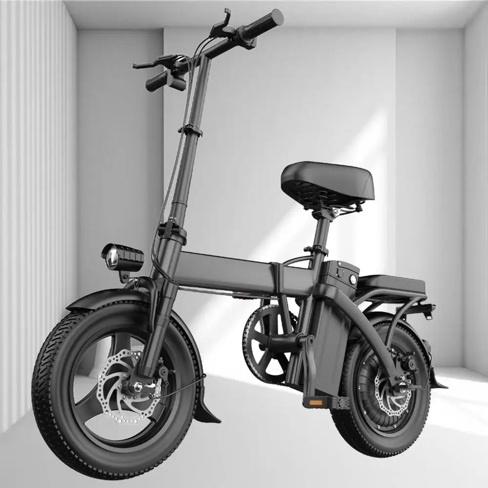 

500W Motor 19 MPH Adult Folding Electric Motorcycles Bike, Up to 30 Miles Adult Electric Motorcycles Bike, Commuting Friendly
