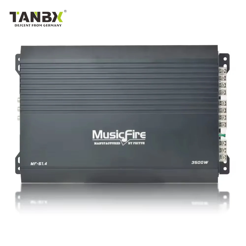 New Modle Factory Price 4 Channel Sound Digital  High Power Car Amplifier Quality Class AB Car Audio System MF-54.1