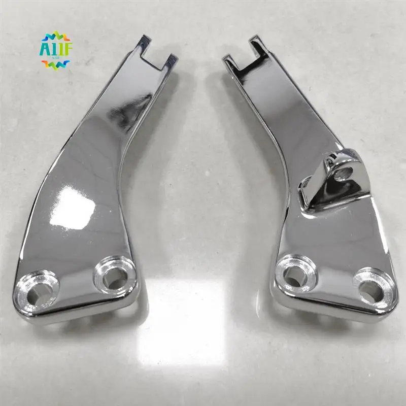 

A11F-Chrome Passenger Foot Peg Mount Bracket Parts Kit For Dyna Super & Wide Glide 06-17