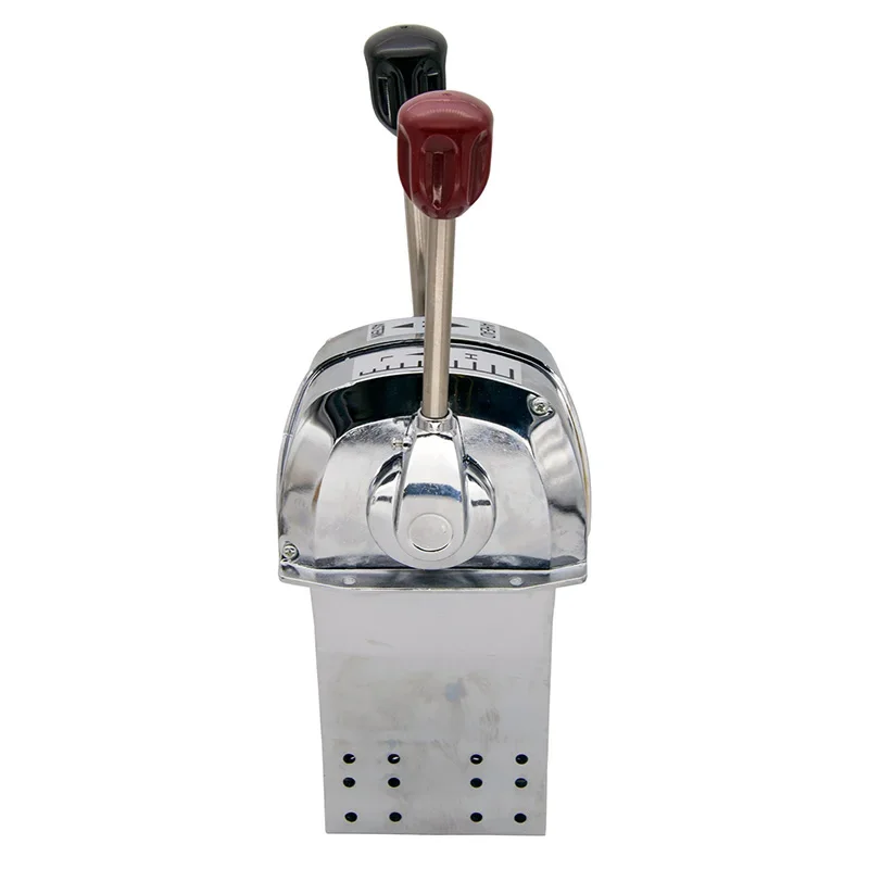 Alavanca dupla para barco de montagem superior, controle de motor, alavanca de controle de barco marinho