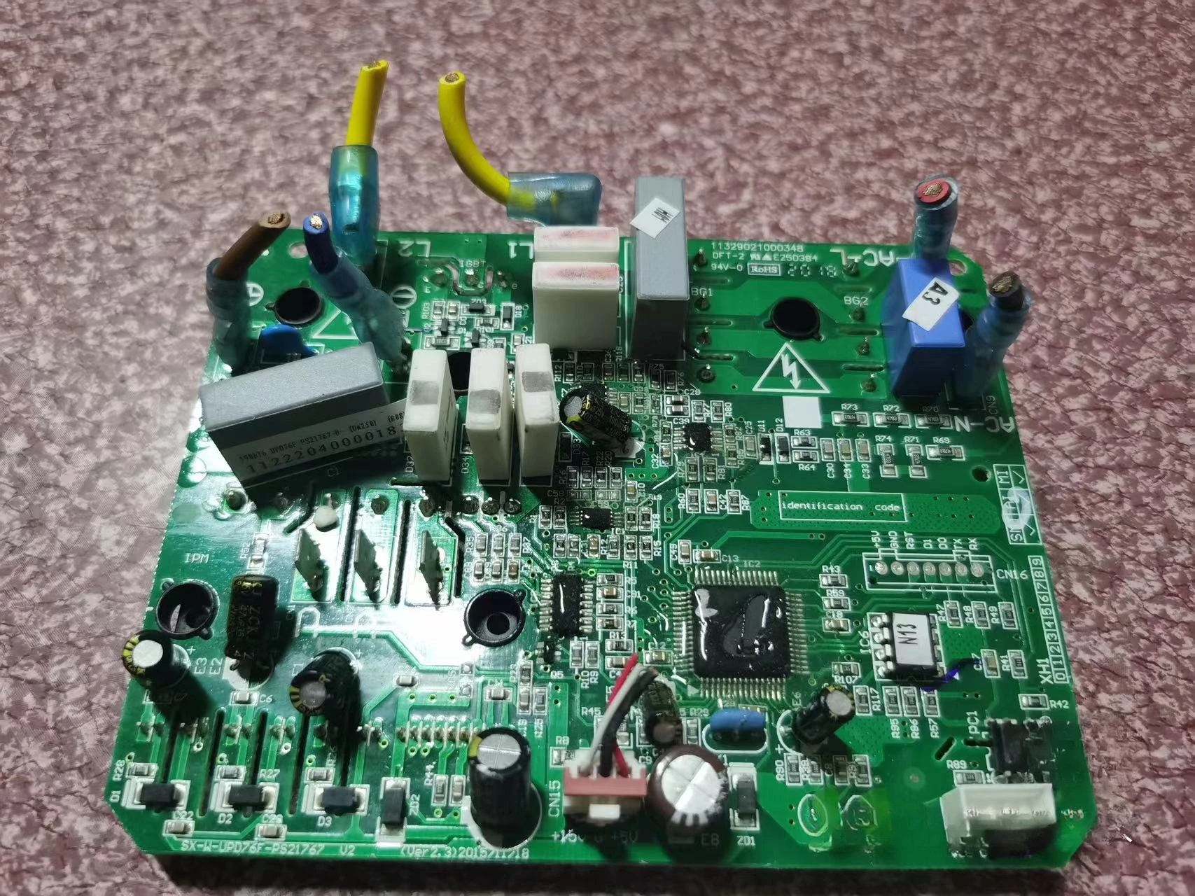 Second hand for  conditioner board SX-W-UPD76F-PS21767 SX-W-BLDC64M02-D part SX-W-UPD76F-FSBB30CH60Tested good