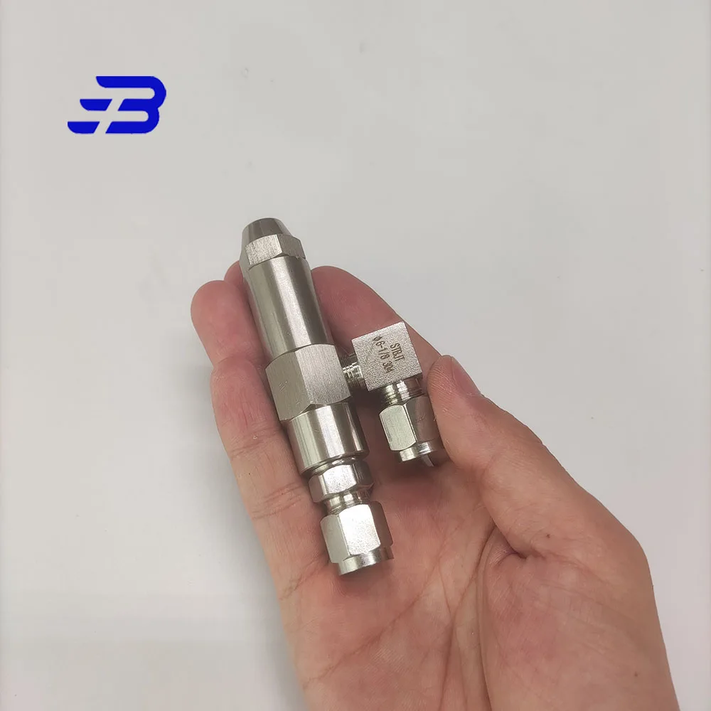 Stainless steel Waste Oil Burner Nozzle Fuel Oil Nozzle industrial Siphon Boiler Nozzle Boilers atomizing Burner Nozzle with 8mm