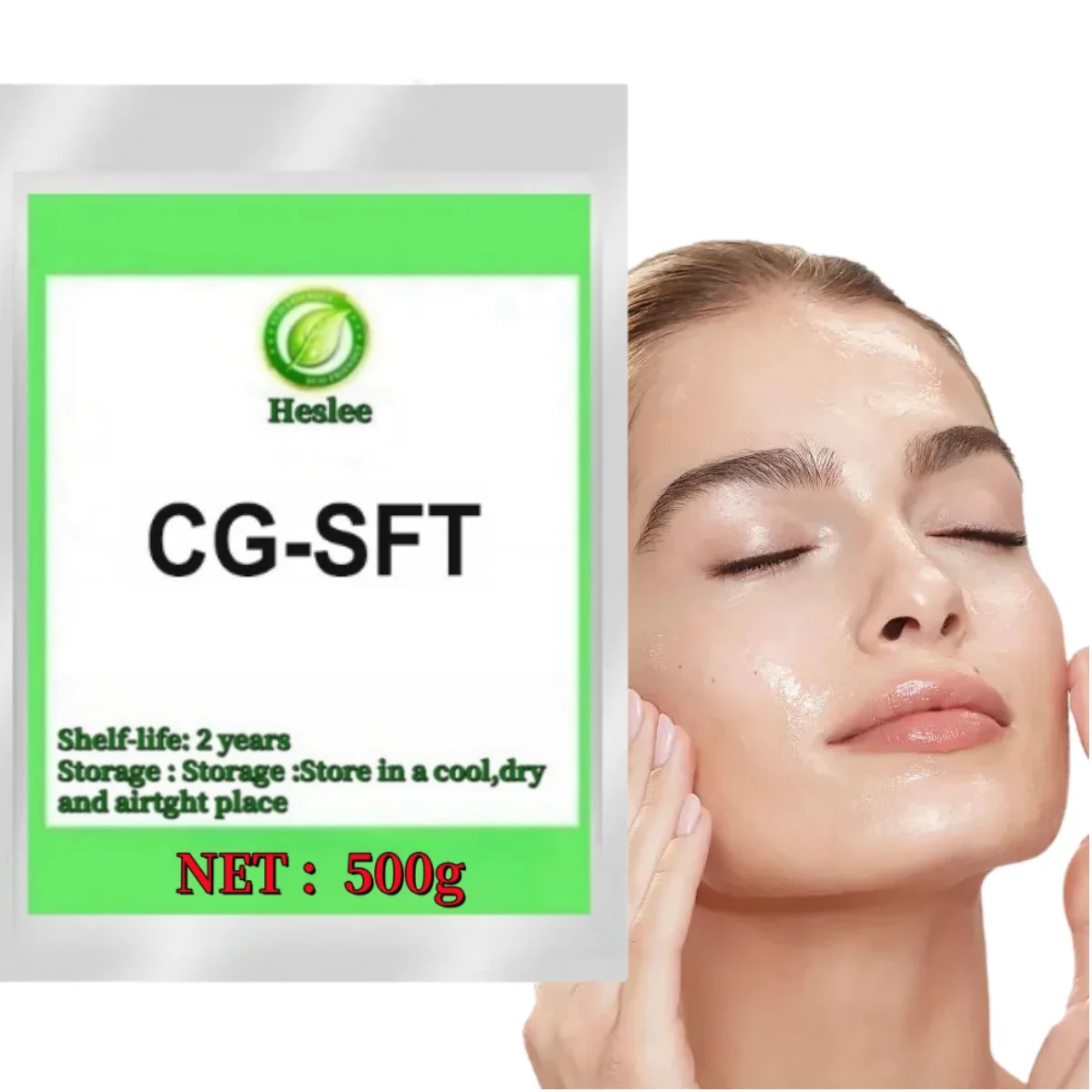 Cg-sft Transparent Hansheng Gum, Xanthan Gum Thickener, Refreshing Skin Sensation, Cosmetic Grade