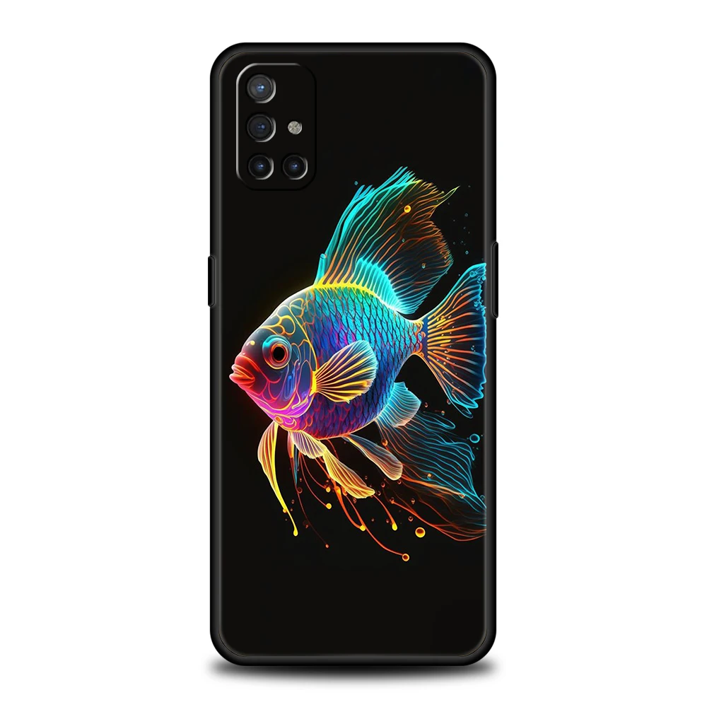 Cute Fish Phone Case for Oneplus 11 10T Nord N100 N10 10 7 8 9 9R 7T 8T N200 CE 2 9RT Pro 5G Silicone Cover Shell Capas Bags TPU