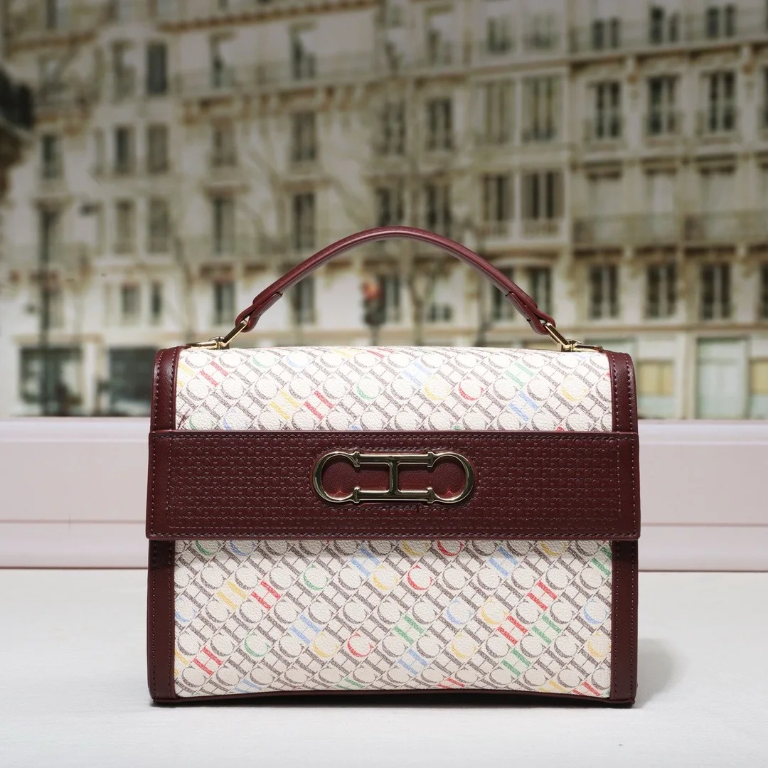 Новинка 2024 года, квадратная сумка с принтом — милый маленький женский кошелек через плечо, модная сумка через плечо с цветочным узором, универсальный рюкзак