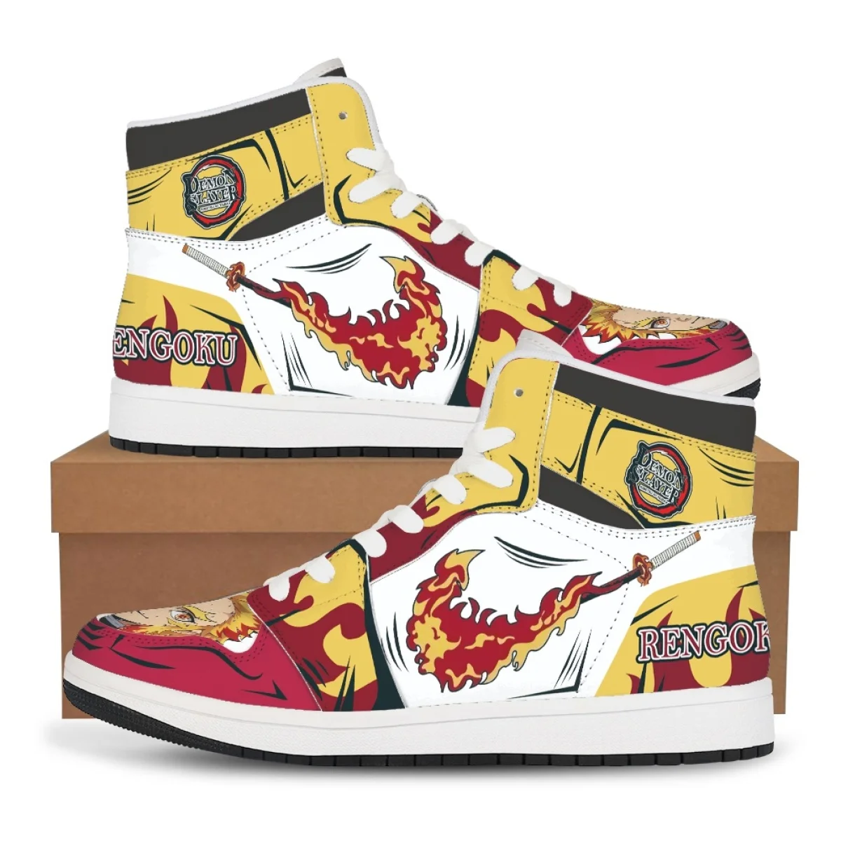 Demon Slayer Corps Sneakers Tanjirou Anime Cosplay Co-branded Basketbalschoenen Mode Herenschoenen Damesschoenen Aanpassen Cadeau