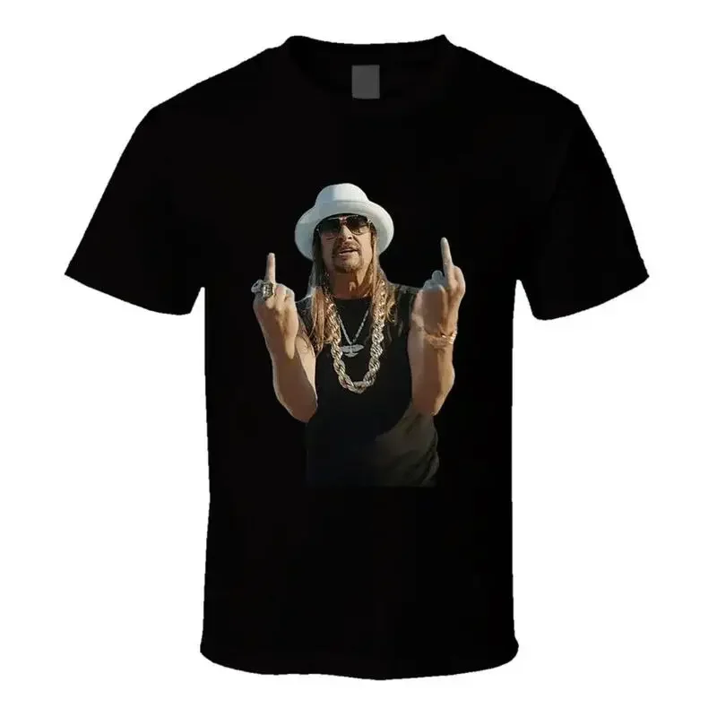 Kid Rock Flipping The Bird Music Fan T Shirt