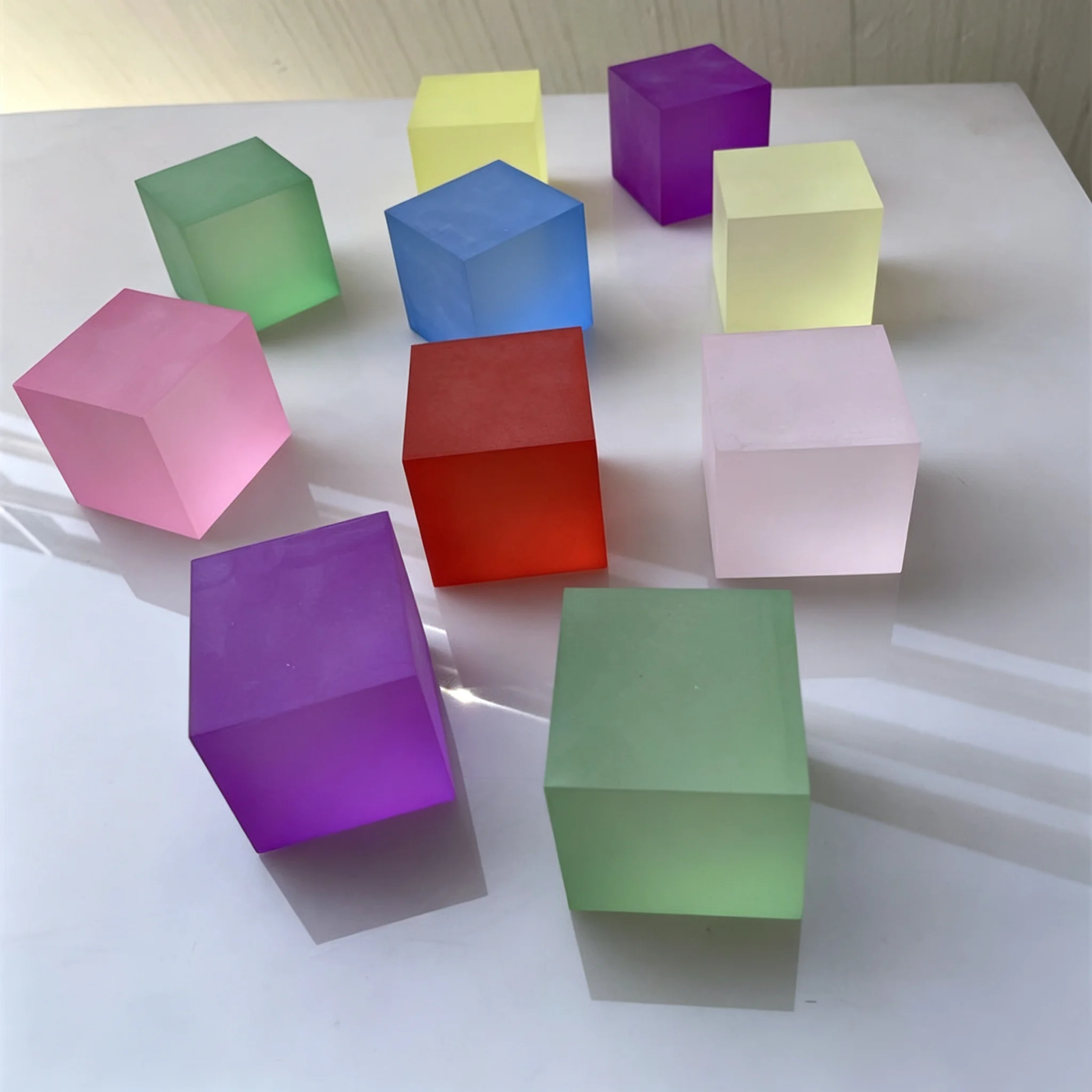 Photography Lighting Guides - Mattierte Acryl-Kristallplatte mit Farbverlauf, fester Basis,