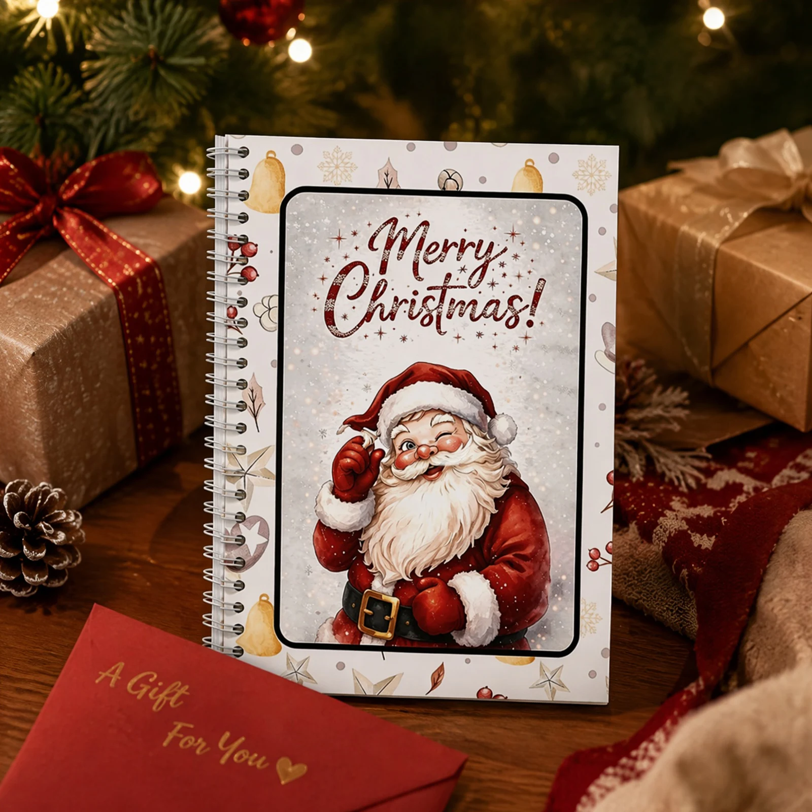 Christmas Gift Card Book Secret Santa Gift Exchange Holiday Gift Card Holder Organizer For Christmas Party Family Friends Gift
