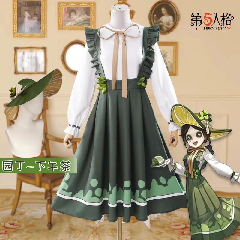 

Xiaoke Anime's "Identity V" cosplay costume: Gardener's Afternoon Tea cafe illustration, Emma Woods cosplay costume