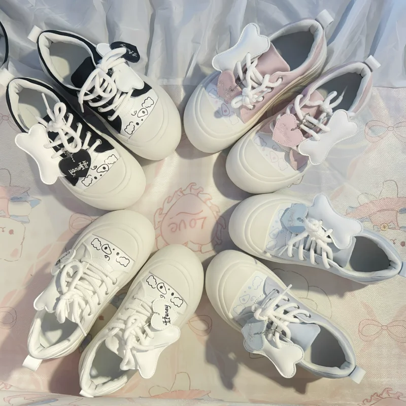 Original Thick Soled Height Boosting Soft Soled Lolita Girls' Single Shoes For Daily Versatile Sweet Girl Canvas Shoes