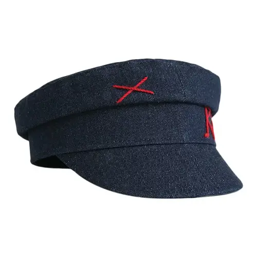 Y2K Brand Collection Chic PU Cotton Newsboy Hats for Women Flat Militray Caps Baker Boy Hat with Logo Sombreros De Mujer - Image 7