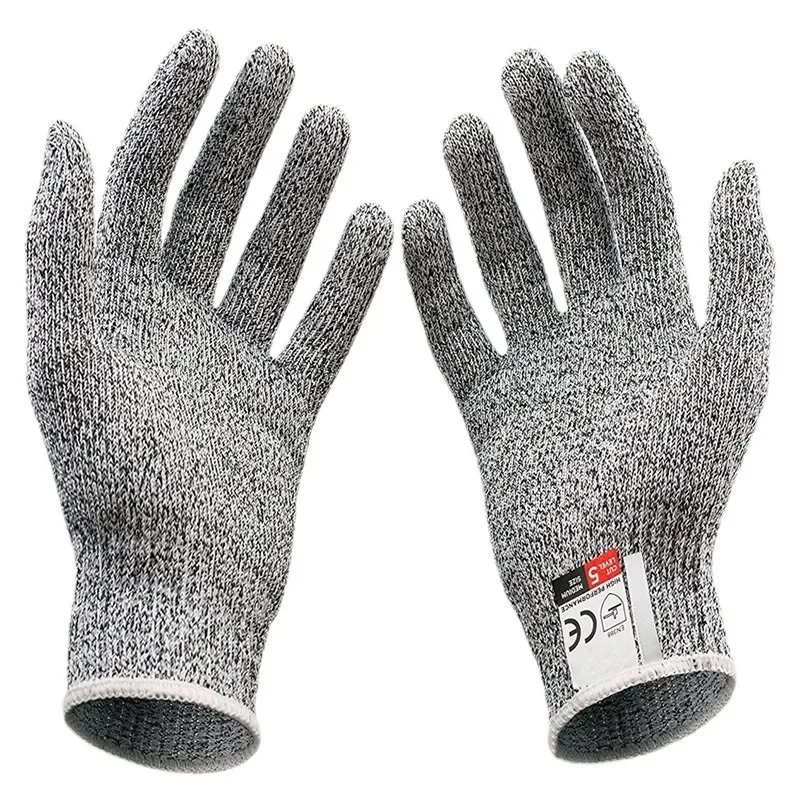 

Level 5 HPPE Security Protection Anti-Cut Gloves, Cut Proof, Stab Resistant, Stainless Steel Wire, Security Protection