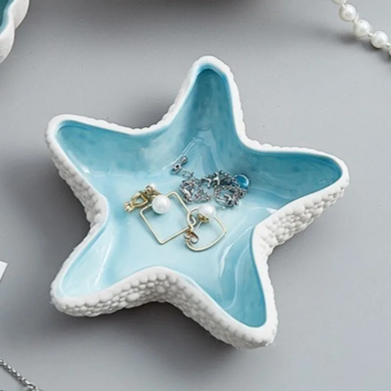 

Керамический органайзер для ювелирных изделий, креативный браслет, лотки для хранения сережек, эстетический лоток для демонстрации ювелирных изделий, кольцо, ожерелье, лотки, подарок