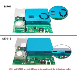 1PCS YYS 7In1 Air Quality Sensor NDIR CO2 CH2O TVOC PM2.5 Gas Sensor With Temperature And Humidity M701 M701B