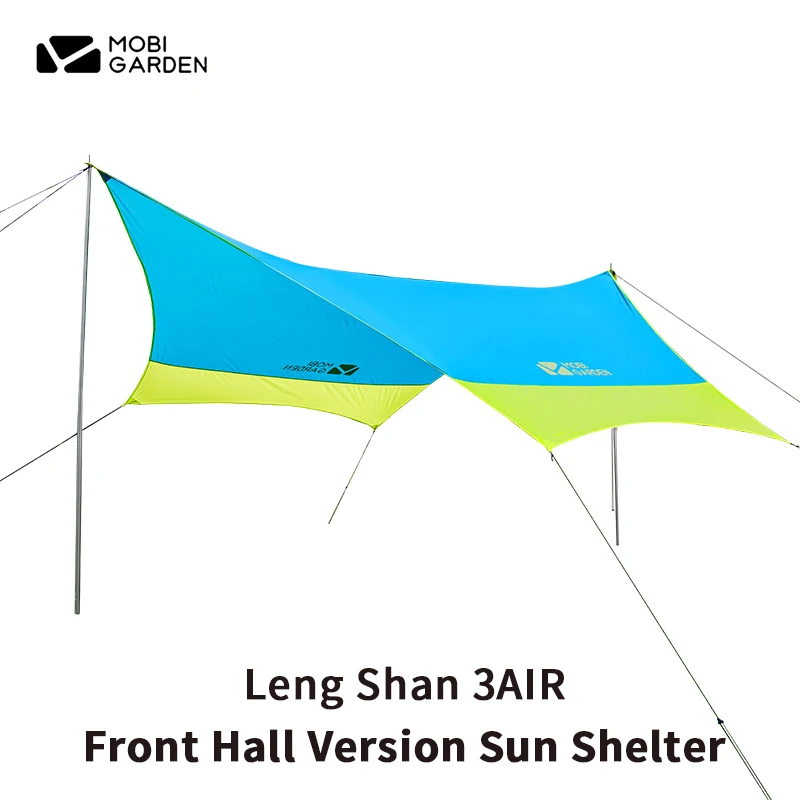 

MOBI GARDEN Camping 3AIR Hexagons Sun Shelter Tent 2KG Ultralight Large Area Multiperson Sun Shelter Waterproof Sunshade Outdoor