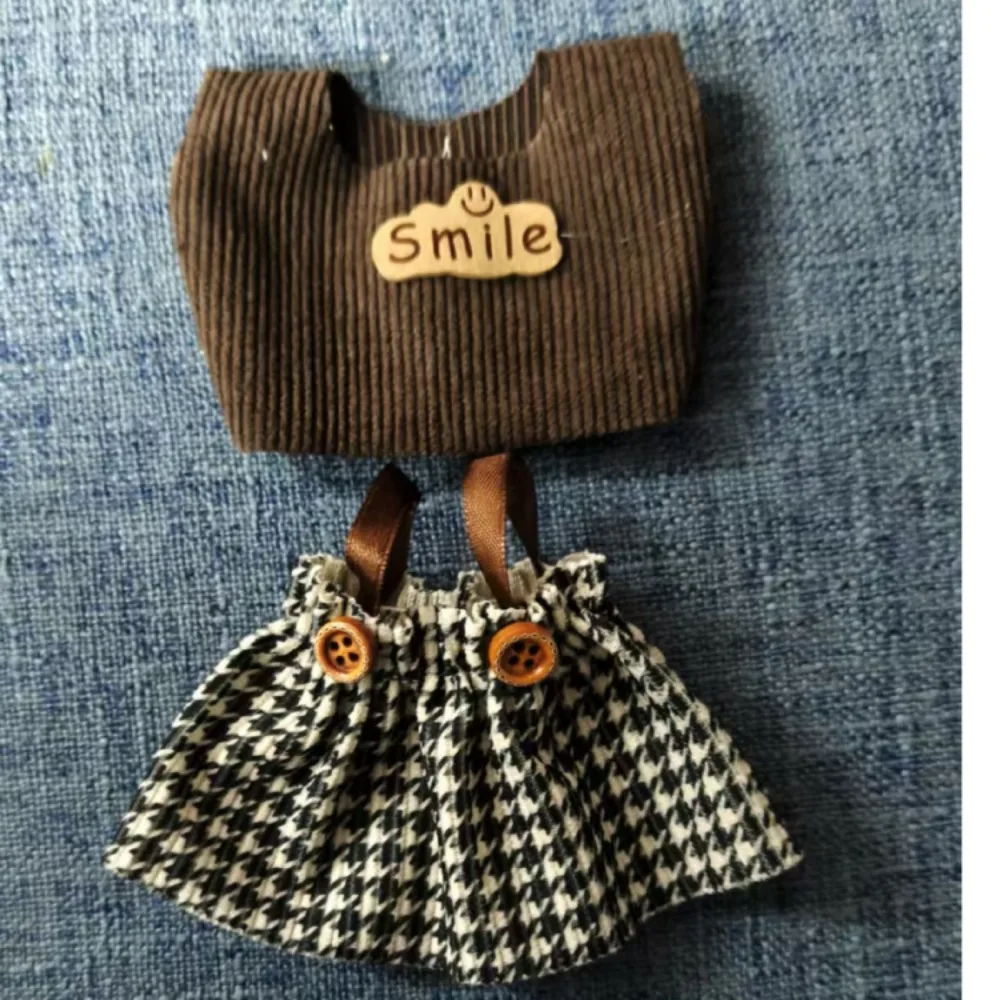 For 17cm Mini Doll Outfits Clothes Doll'S Accessories Labubu Idol Dolls Clothes Changing Dress Playing House Game Toys