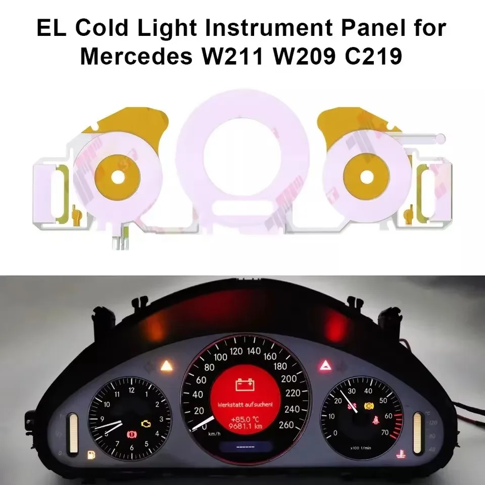 EL Cold Light Instrument Panel for Mercedes W211 W209 C219