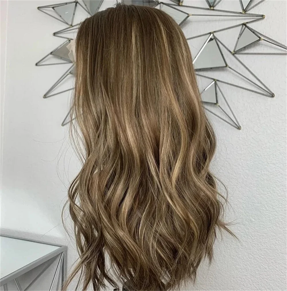 

Highlight Blonde 13x4 Lace Front Wig for Women High Heat Synthetic Wigs Realistic Look For Daily Cosplay Glueless Hd Lace Wigs