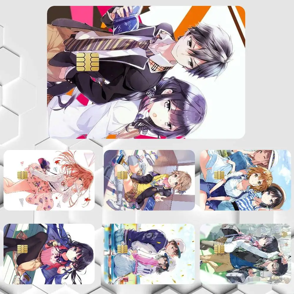 Masamune-kun No Revenge Anime   Sticker Film Tape Skin for Credit Card Debit Card Waterproof Stickers Cartoon