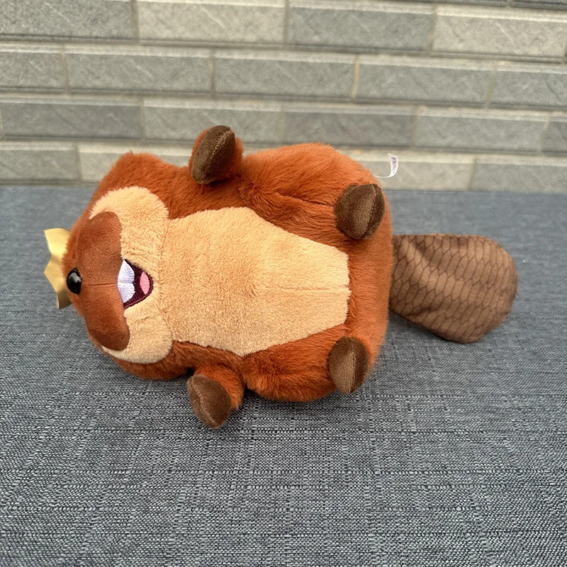Hot Hoppers King George Mabel Loaf, Peluche Suave de Castor, Adorable Peluche de Animal de Peluche para Niños, Regalo de Cumpleaños, Decoración del Hogar