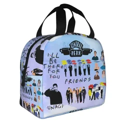 Friends TV Show Insulated Lunch Bag for Camping Travel Resuable Thermal Cooler Lunch Box Women Children Food Container Tote Bags