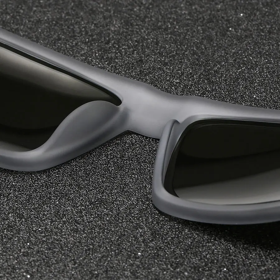 4 Stück Modische Vintage Quadratische Sonnenbrillen für Herren Angeln Fahren Luxusmarken-Designer Sonnenbrillen Retro Eyewear – Detail 2