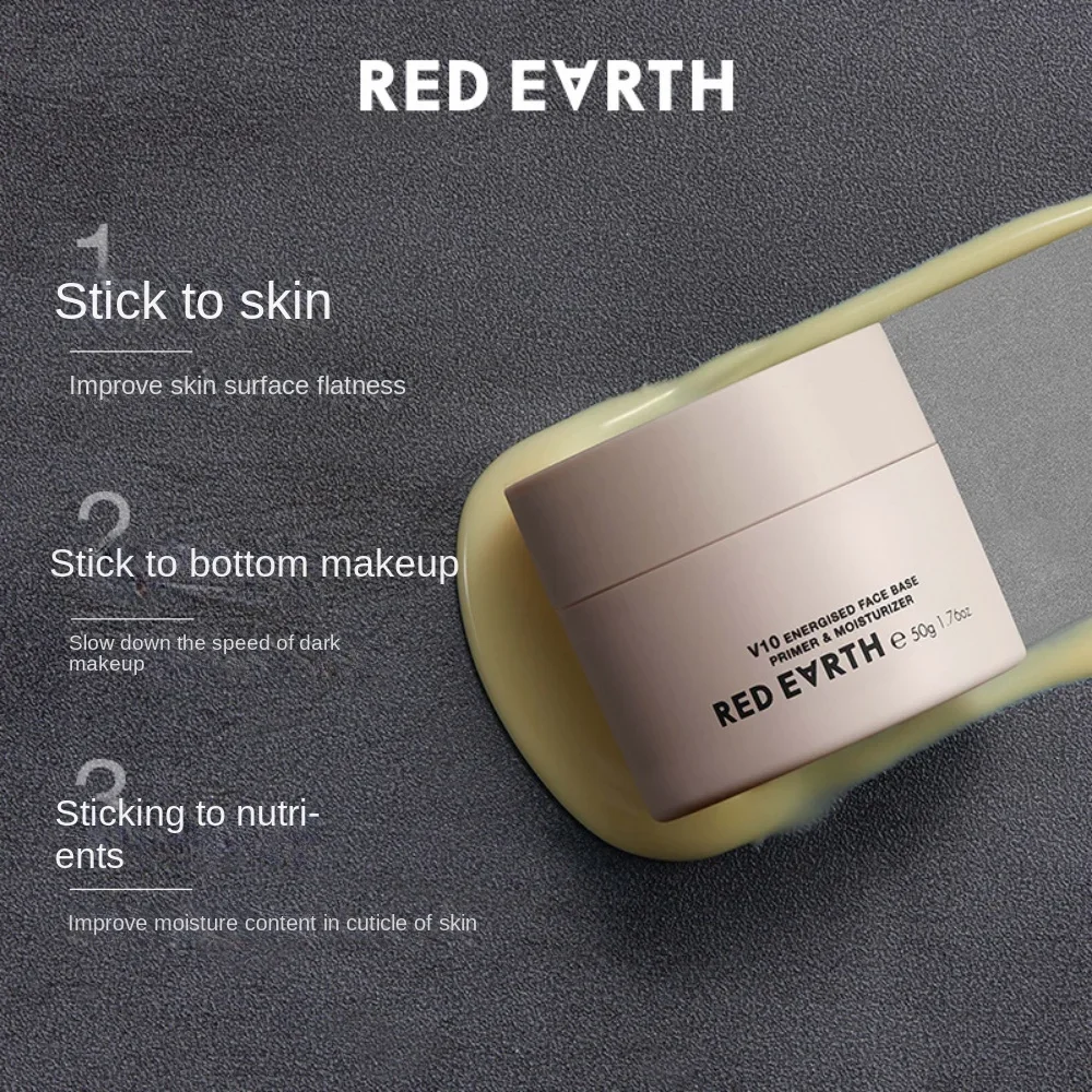 

RED EARTH Korean Makeup Foundation Cream Moisturizing Face Base Primer Pores Invisible Prolong Facial Oil-control Base Cosmetics