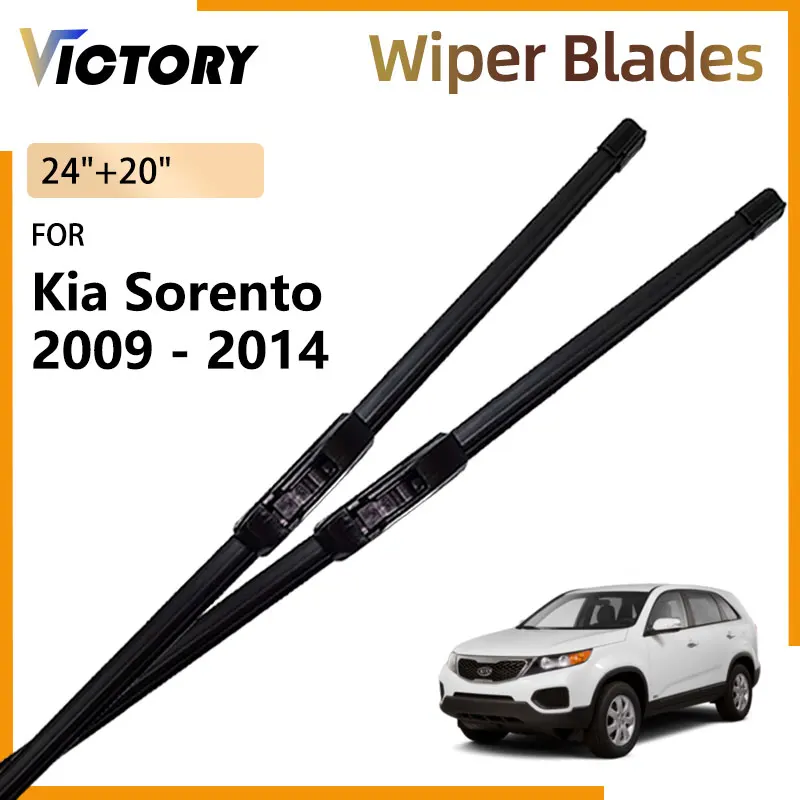 

For Kia Sorento LX SX XM 2009 2010 2011 2013 2014 Spirit KX-3 Accessories Car Front Wiper Blades Windshield Windscreen Brushes