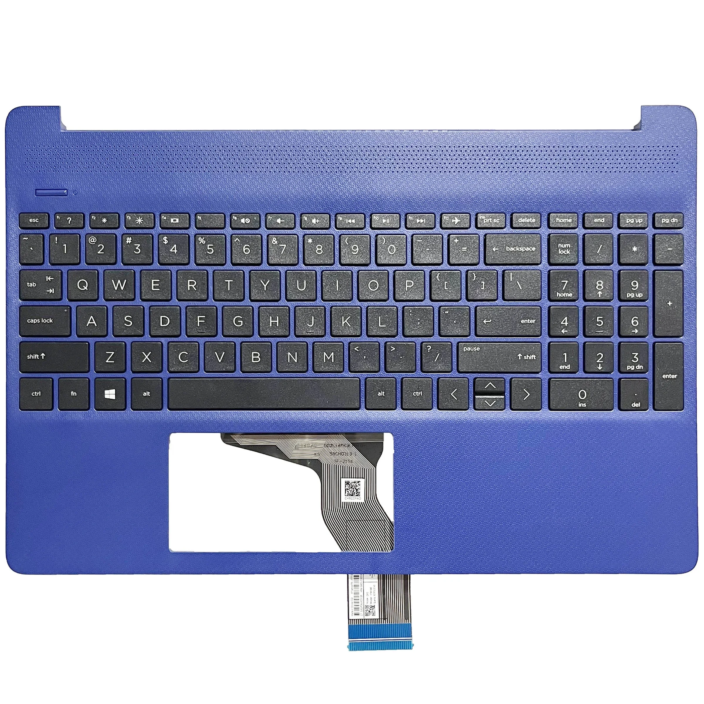 New Original US Keyboard For HP 15-EF 15-DY 15s-EQ 15s-FQ TPN-Q222 Laptop Palmrest Upper Case Top Cover L63578-001 L63579-001