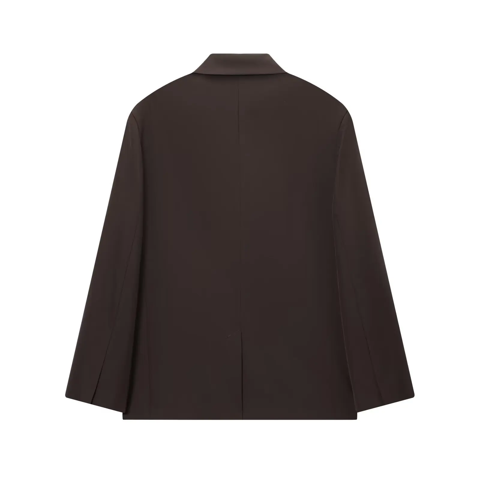 Dave&Di Minimalist Woman Clothes Blazer Jacket Skirts Sets Two Piece Set,Women's Suit French Elegant Coffee Colored Suit Skirt S