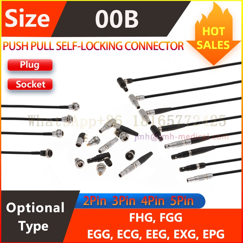

FGG.FHG.ECG.EGG.EEG Black. Silver male plug and female socket, push-pull self-locking, 2-pin, 3-pin, 4-pin, 5-pin metal connecto