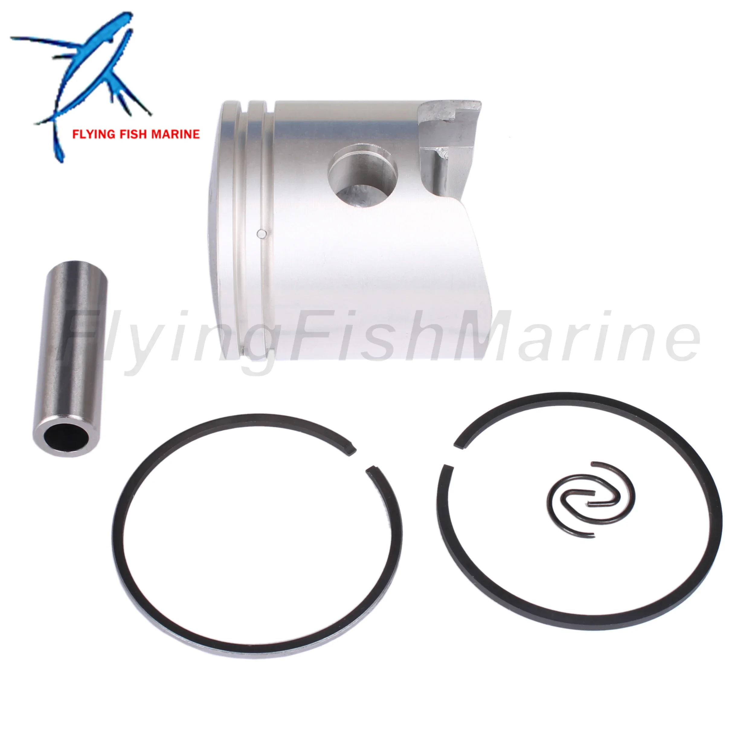 

Outboard Motor 6E7-11631-00-97 18-4135 STD Piston Set & 682-11610-01 00 Ring for Yamaha 761-7982M 39-15320T for Mercury 9.9 15HP