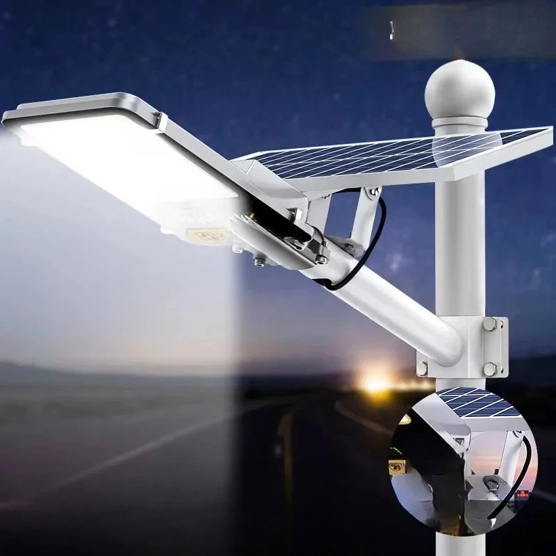 

Aluminum 8000mah High Power Solar Light Outdoor Solar Street Light Waterproof Street Light For Garage Garden Terrace wall lamp