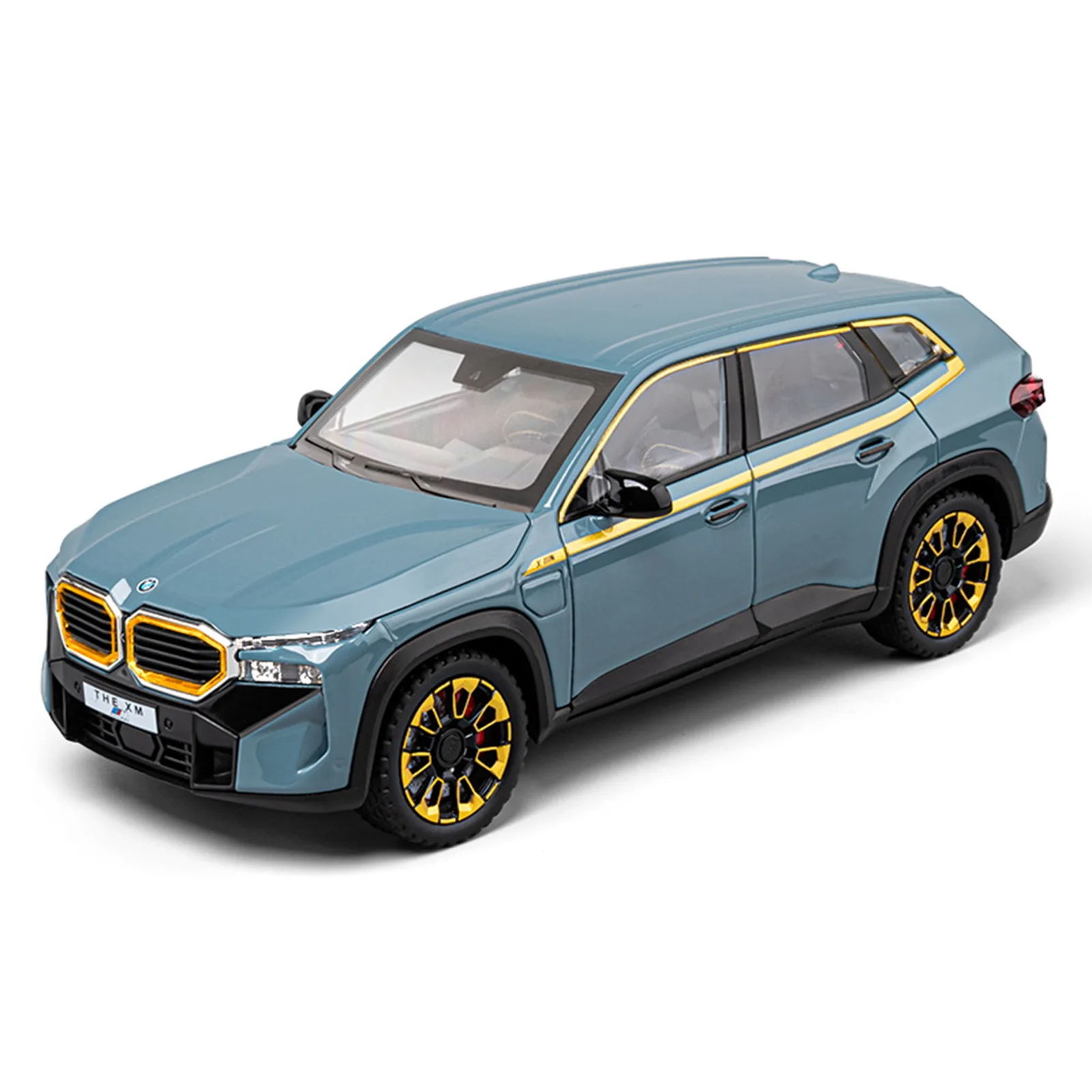 

1:24 сплав BMW XM, игрушки, автомобили, литые модели, звуковой свет, 6 дверей, выбор миниатюрных автомобилей, транспортные средства с откатным механизмом для мальчиков, подарки на день рождения