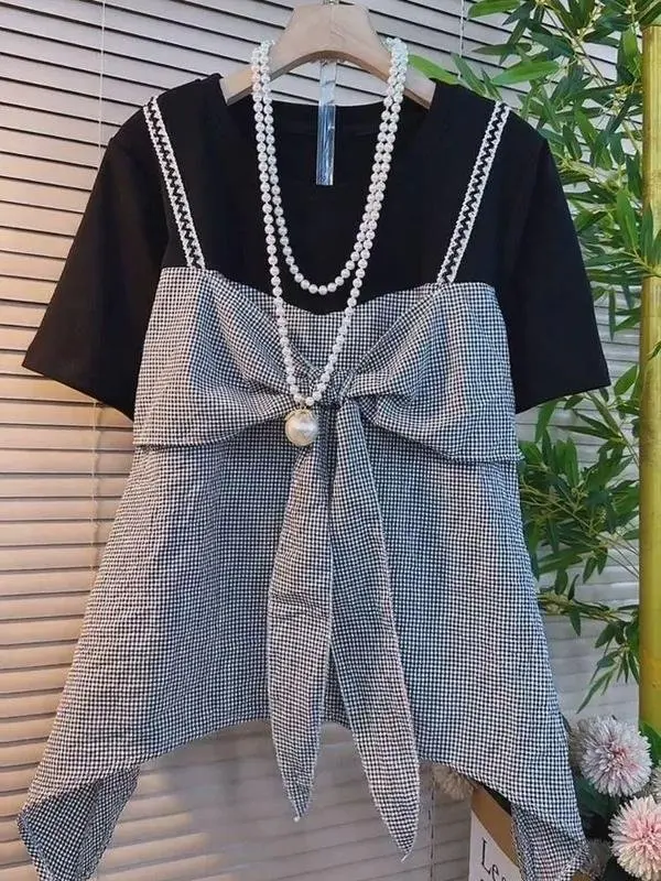 lenco-de-bolso-feminino-estilo-executivo-xadrez-color-block-manga-curta-para-o-verao-2026-da-marca-liyans-acessorio-combinando