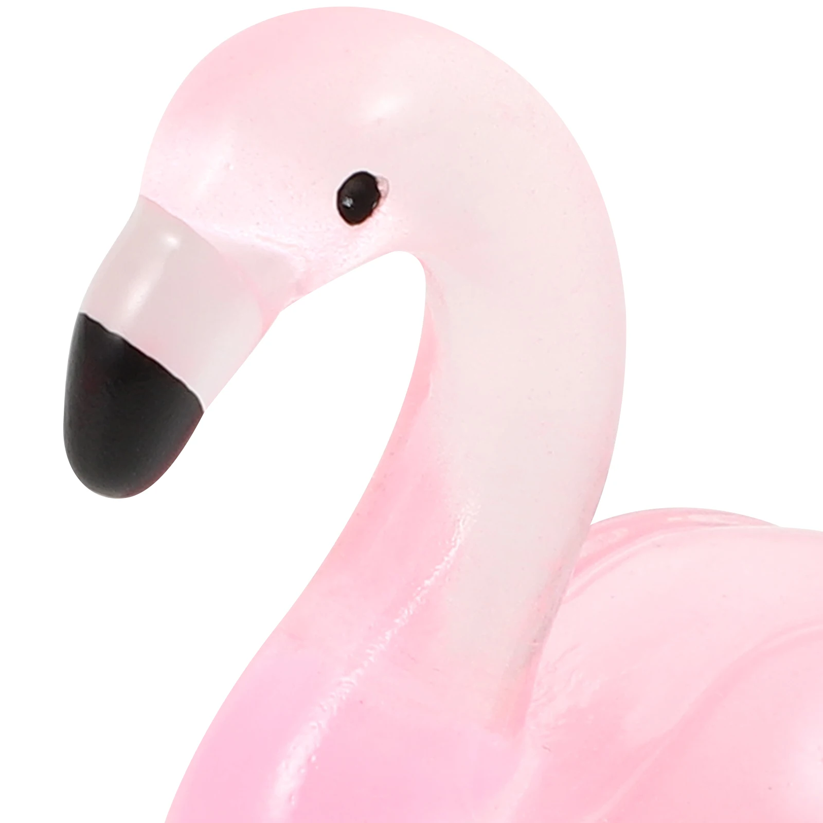 

50Pcs Luminous Mini Resin Flamingos Glow in Dark Aquarium Lawn Tiny Flamingo Resin Outdoor Decor Flamingo Table