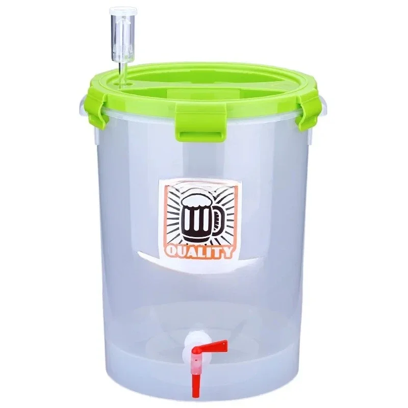 Transparent Fermentation Barrel [Cone Bottom] Brewing Container V-Shaped Tank Food Grade Thickened Wine Beer Barrel 28L